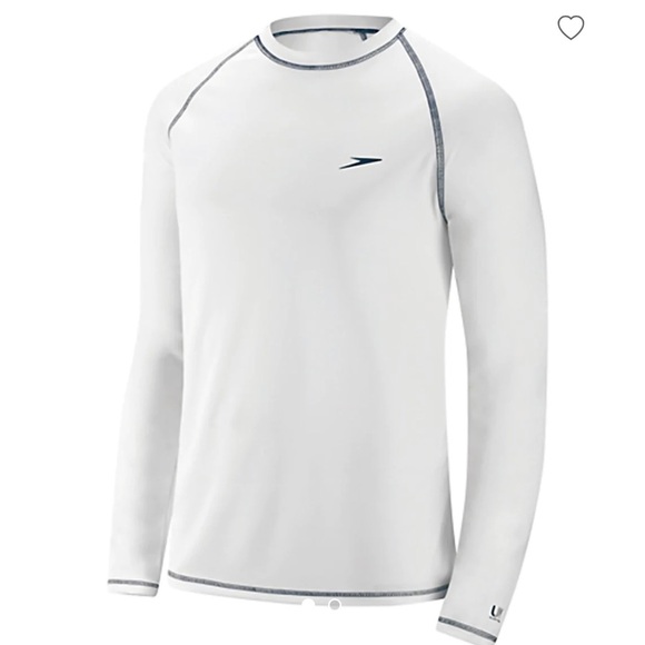 White Speedo Athletic Shirt - Picture 1 of 2